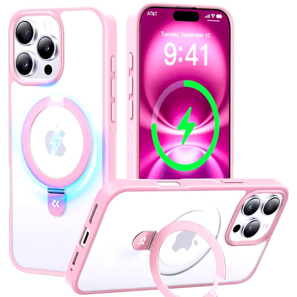 New with Box! Pink Protective Phone Case for  I phone 14 pro max!